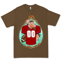 Cacao american football and western roses teardrop Premium Tee - BundleAndBundleShop