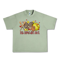 Oil Green rub some dirt on it softball Urban Heavy Tee - MaliasSmallBusiness