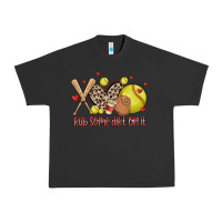 Pigment Black rub some dirt on it softball Urban Heavy Tee - MaliasSmallBusiness