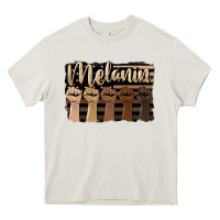 Cream melanin american flag Heavy Core Tee - HRA Design Shop