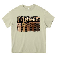 Mossy melanin american flag Heavy Core Tee - HRA Design Shop