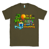Army Green Is It Summer Break Classic Tee - CowhideDigitalArt