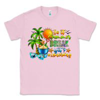 Bubblegum Pink Is It Summer Break Classic Tee - CowhideDigitalArt