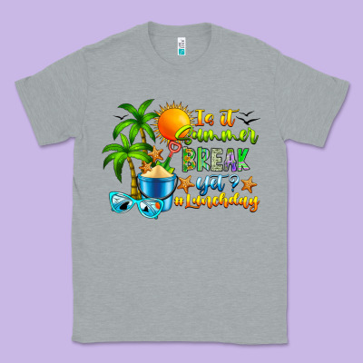 Is It Summer Break Classic Tee Designed By Cowhidedigitalart