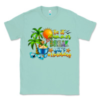 Seafoam Is It Summer Break Classic Tee - CowhideDigitalArt