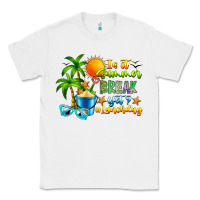 White Is It Summer Break Classic Tee - CowhideDigitalArt