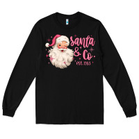 Black santa and co Long Sleeve Tee - MaliasSmallBusiness