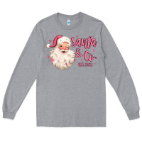 Heather Grey santa and co Long Sleeve Tee - MaliasSmallBusiness