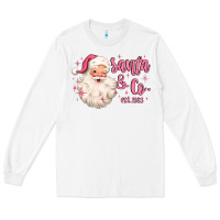 White santa and co Long Sleeve Tee - MaliasSmallBusiness