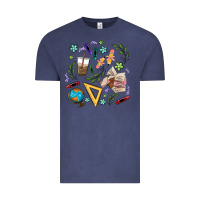 Vintage Denim teacher tools Vintage Tee - MaliasSmallBusiness