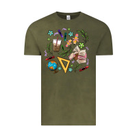 Vintage Olive teacher tools Vintage Tee - MaliasSmallBusiness