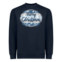 Navy merry christmas blue Heavyweight Sweatshirt - MaliasSmallBusiness