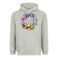 Moon Dust Easter with eggs and daisy Easter Day Heavyweight Hoodie - HowdyJamesFarm