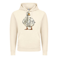 Vintage Artic american pekin duck Vintage Hoodie - LillyAllenDesigns