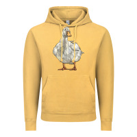 Vintage Mustard american pekin duck Vintage Hoodie - LillyAllenDesigns
