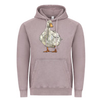 Vintage Zinc american pekin duck Vintage Hoodie - LillyAllenDesigns