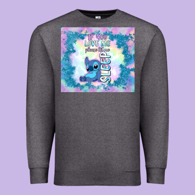 If You Love Me Please Let Me Sleep Premium Sweatshirt Designed By Tumblerdesignbyshophia