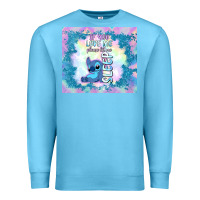 Ocean Blue if you love me please let me sleep Premium Sweatshirt - TumblerDesignByShophia