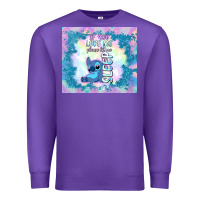 Purple if you love me please let me sleep Premium Sweatshirt - TumblerDesignByShophia