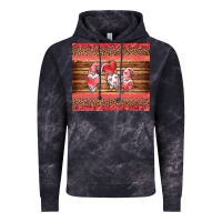Cloud Black valentines day gnomes leopard Vintage Hoodie - Jasminsmagicworld