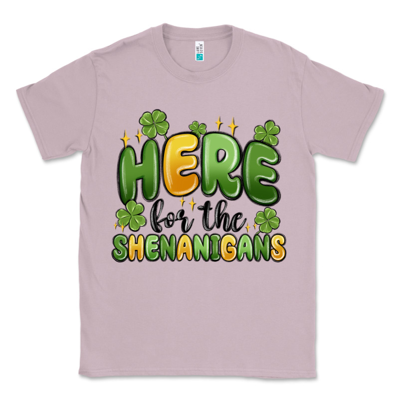 Here For The Shenanigans Classic Tee by MaliasSmallBusiness | Teevron