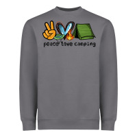 Storm peace love camping Heavyweight Sweatshirt - NancyCooperArtShop