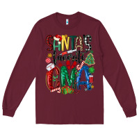 Burgundy santas favorite cma nurse Long Sleeve Tee - MaliasSmallBusiness