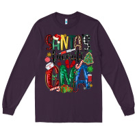 Plum santas favorite cma nurse Long Sleeve Tee - MaliasSmallBusiness