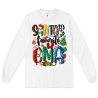 White santas favorite cma nurse Long Sleeve Tee - MaliasSmallBusiness