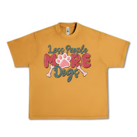 Peanut Butter less people more dogs Urban Heavy Tee - MaliasSmallBusiness