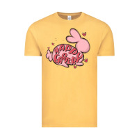 Vintage Mustard happy easter Vintage Tee - MaliasSmallBusiness