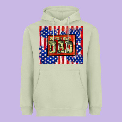 World Best Dad Heavyweight Hoodie Designed By Tumblerdesignbyshophia