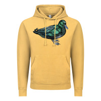 Vintage Mustard East İndie Duck Vintage Hoodie - LillyAllenDesigns