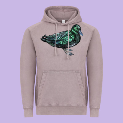 East İndie Duck Vintage Hoodie Designed By Lillyallendesigns