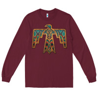 Burgundy thunderbird Long Sleeve Tee - JahusDesignShop