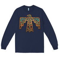 Navy thunderbird Long Sleeve Tee - JahusDesignShop