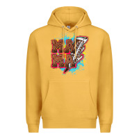 Mustard Mama Football lightning bolt Premium Hoodie - HowdyJamesFarm