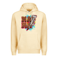 Pina Colada Mama Football lightning bolt Premium Hoodie - HowdyJamesFarm