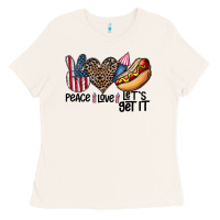 Bone peace love let's get it Ladies Tee - CowhideDigitalArt