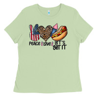 Matcha peace love let's get it Ladies Tee - CowhideDigitalArt