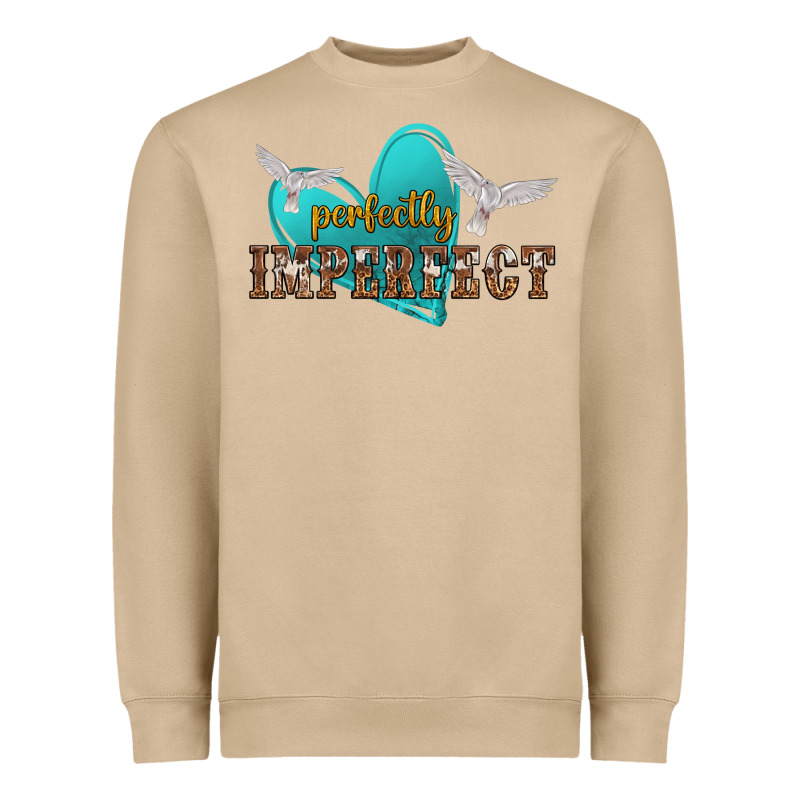 Perfectly Imperfect Heavyweight Sweatshirt by NancyCooperArtShop | Teevron