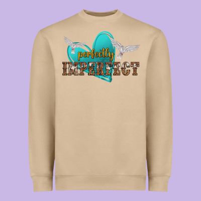 Perfectly Imperfect Heavyweight Sweatshirt Designed By Nancycooperartshop