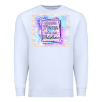 White because mama runs this shitshow Premium Sweatshirt - TumblerDesignByShophia