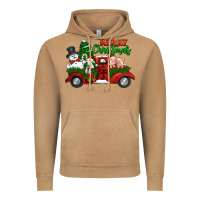 Vintage Camel merry christmas snowman and farm animals truck Vintage Hoodie - Jasminsmagicworld