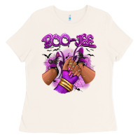 Bone Boo-jee Halloween afro sneakers Ladies Tee - RanaPortraitStore