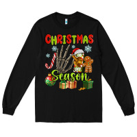 Black christmas season Long Sleeve Tee - MaliasSmallBusiness