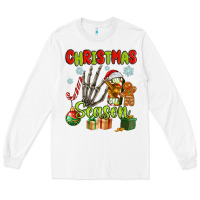 White christmas season Long Sleeve Tee - MaliasSmallBusiness