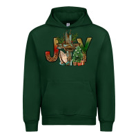 Forest Green joy christmas with cross bbs Urban Hoodie - BundleAndBundleShop