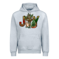Heather Grey joy christmas with cross bbs Urban Hoodie - BundleAndBundleShop