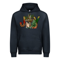 Navy joy christmas with cross bbs Urban Hoodie - BundleAndBundleShop